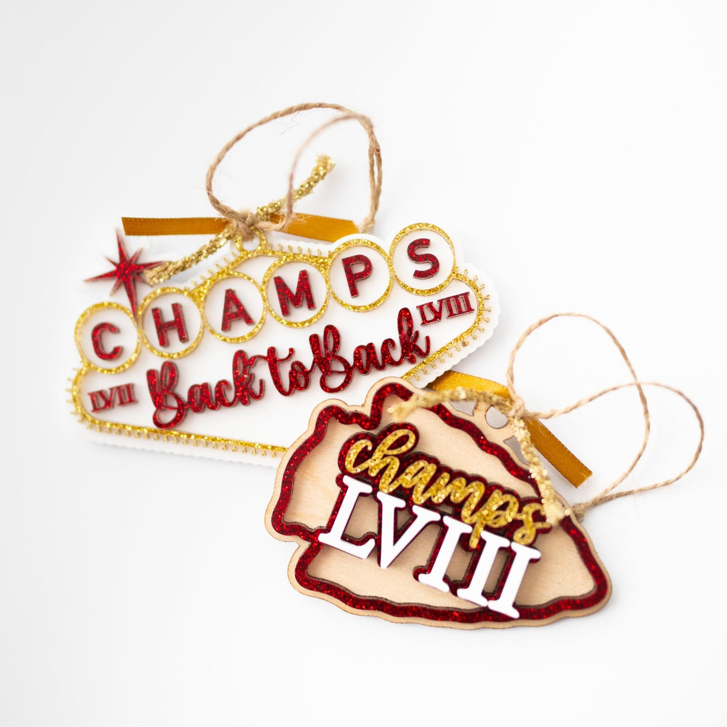 2024 Chiefs Champion Ornaments